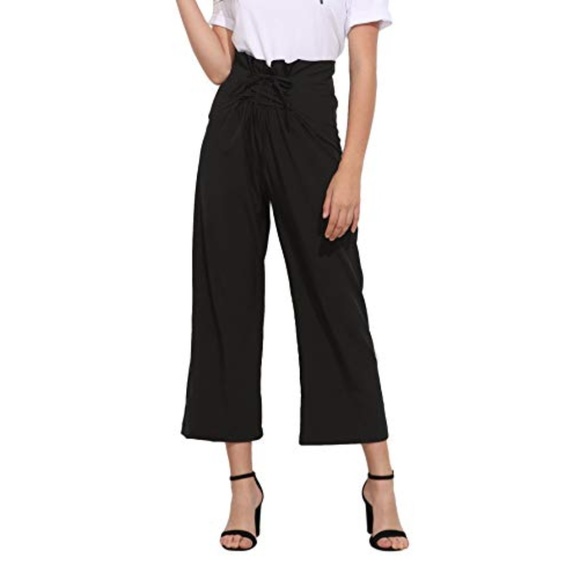 Kraftkreations Pants - Women's High-Waist Palazzo Pants